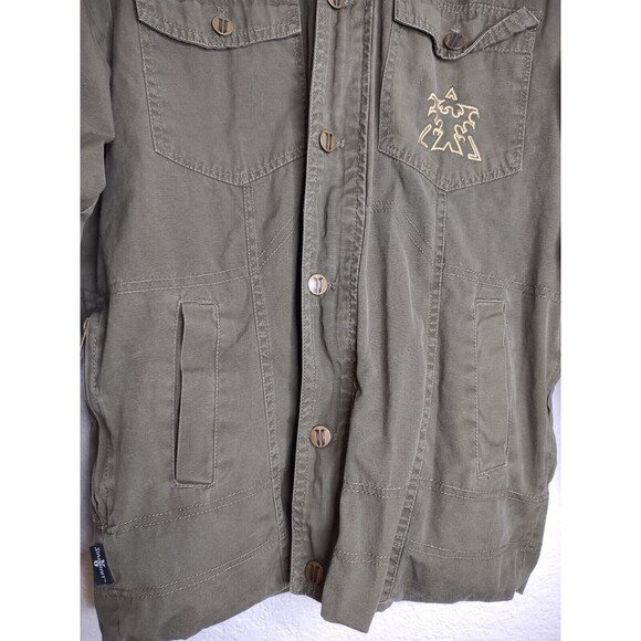 Starcraft 2 Terran War Machine Military Jacket Men's Small Green Jinx x Blizzard - Picture 4 of 14